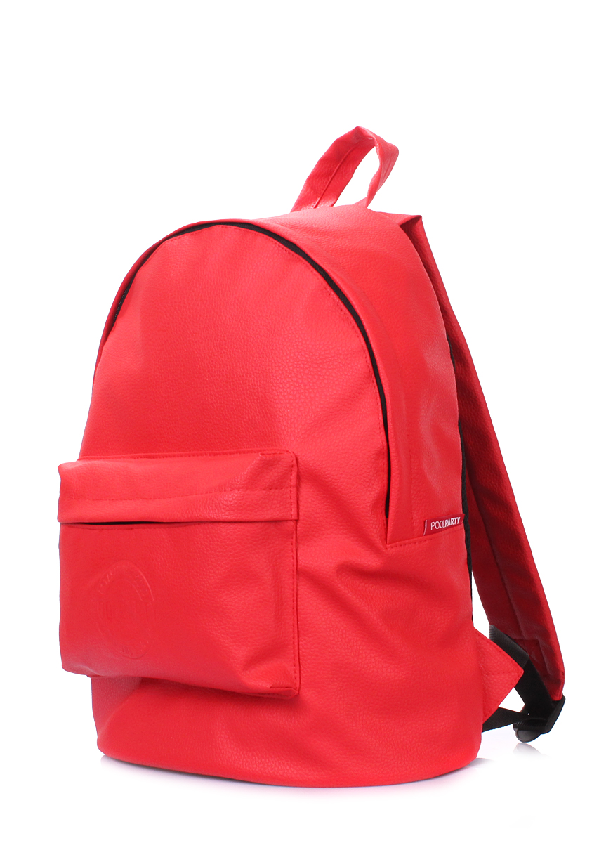 

Рюкзак женский Poolparty Backpack Red (P-1442)