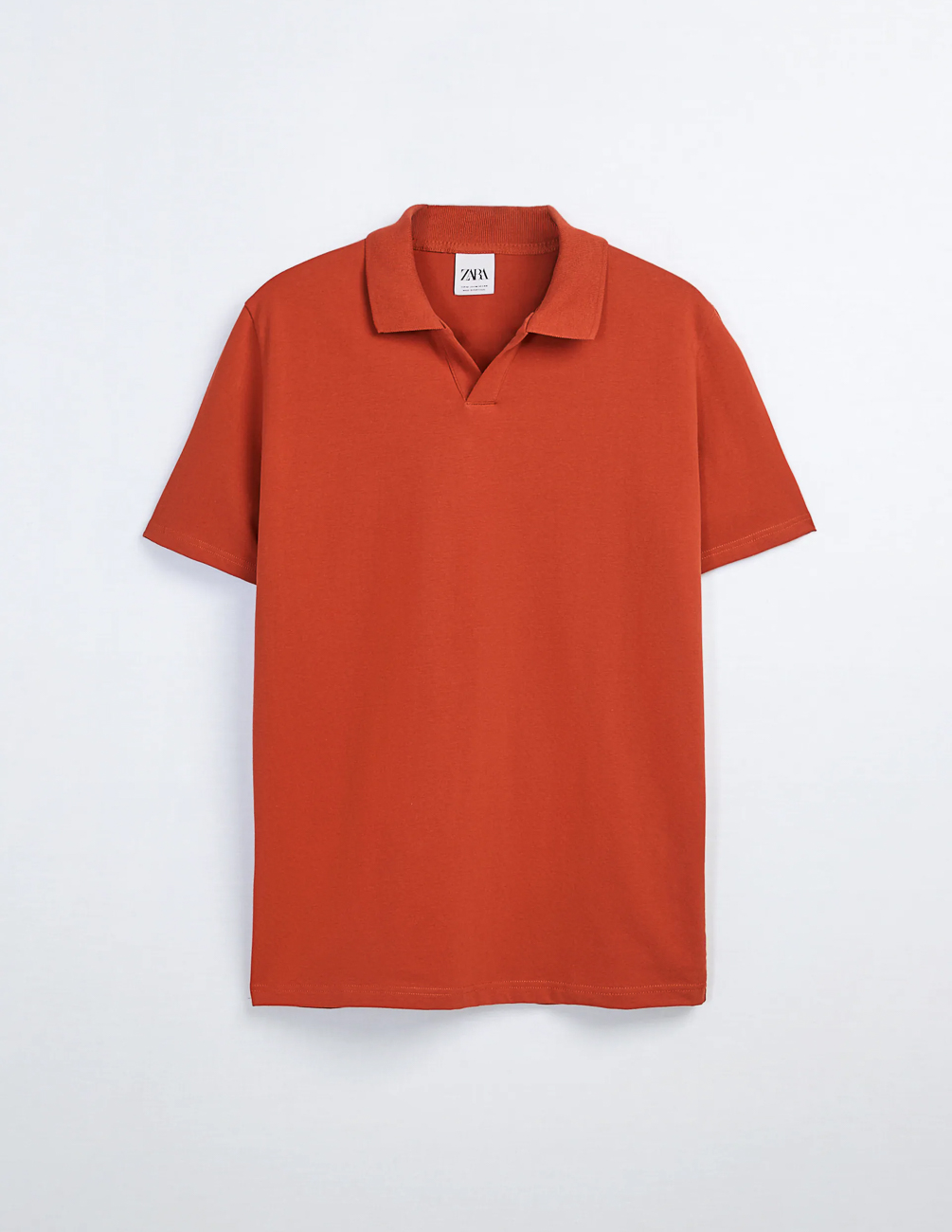 

Поло к/р Zara М0112363 (0679/418/701) цвет коричневый M
