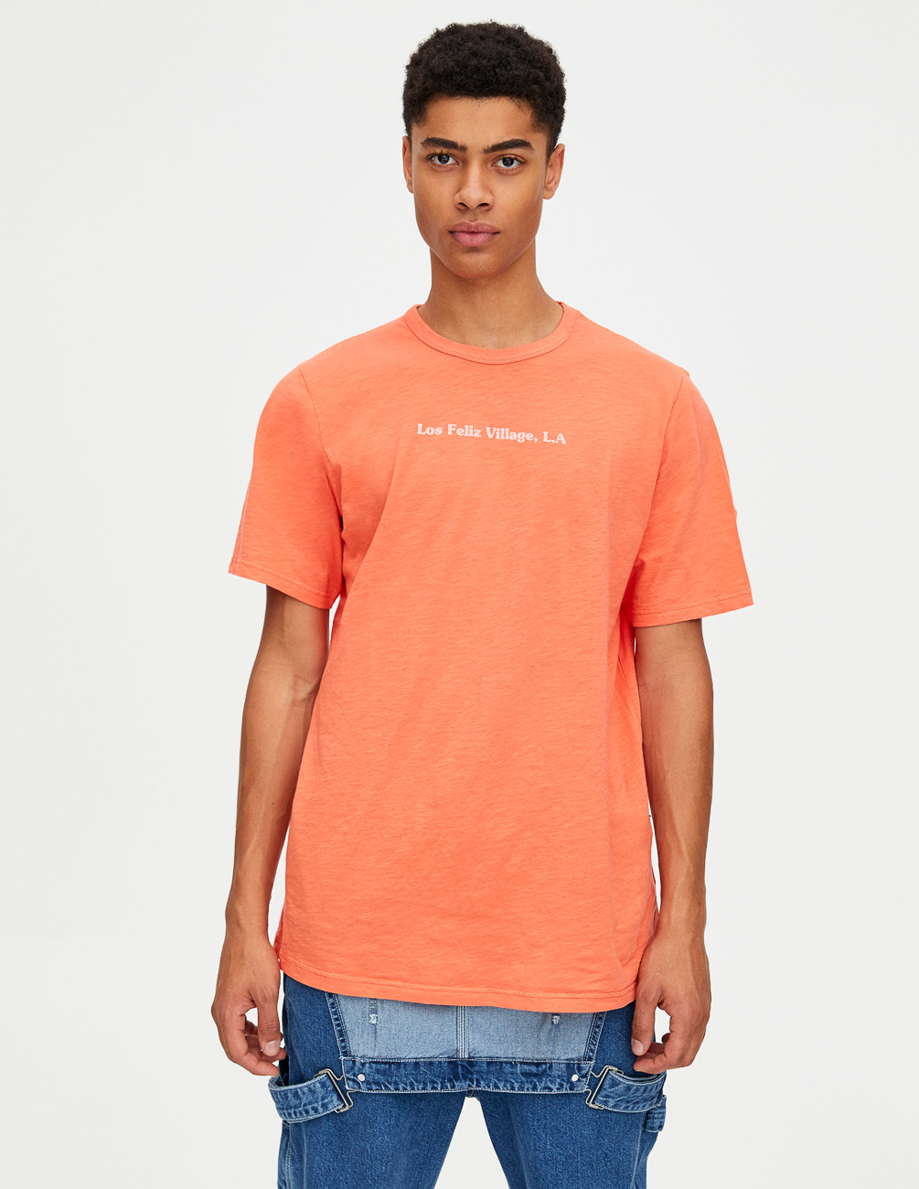 

Футболка PULL & BEAR М0112805 (5246/552/615) цвет оранжевый M