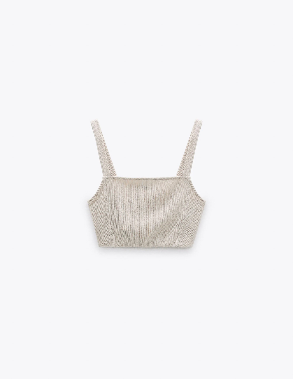 

Топ Zara Ж1069283 (5507/628/711) цвет бежевый XL