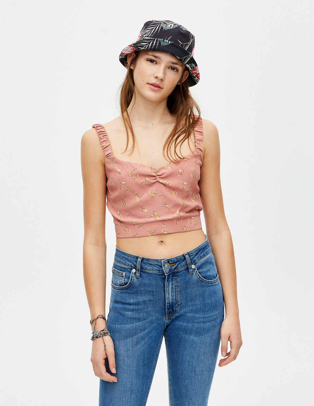 

Топ PULL & BEAR Ж1066796 (5470/374/626) цвет розовый L