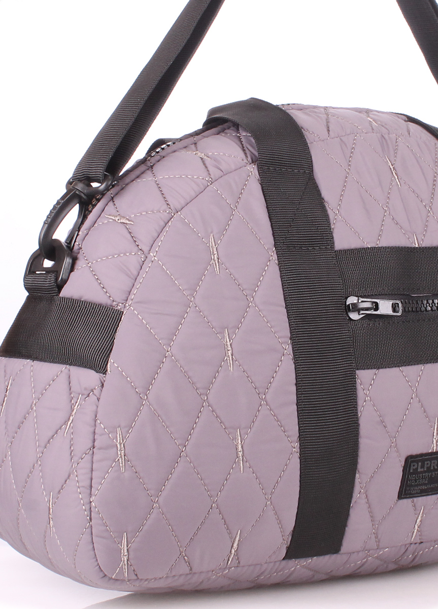 

Сумка женская стеганая Poolparty Alaska Diamond Grey (P-1310)
