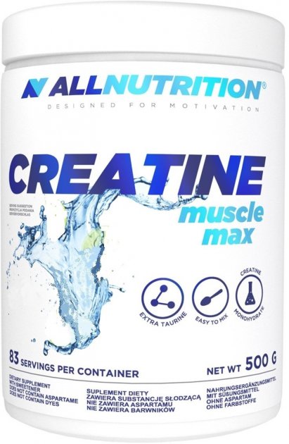 

Креатин моногидрат AllNutrition Creatine Muscle Max 500 грамм Апельсин