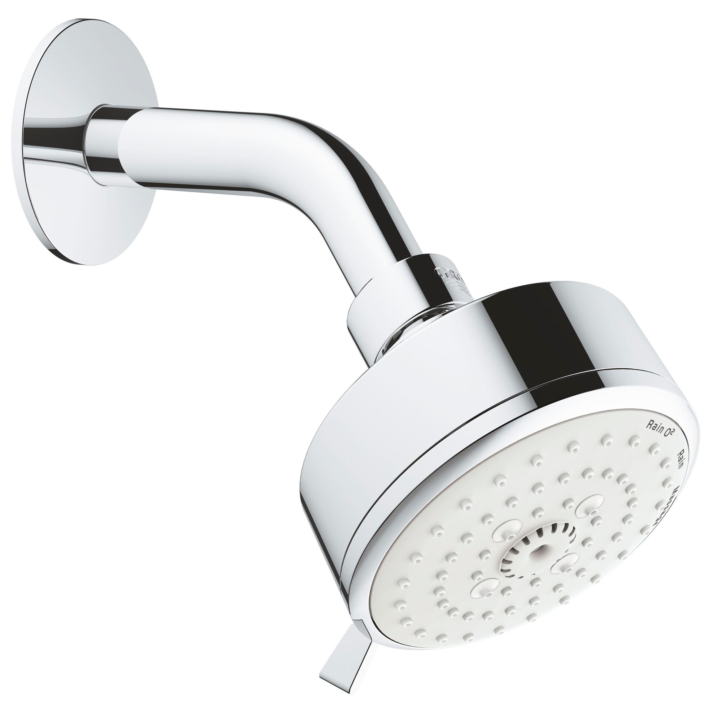 

Верхний душ и душевой кронштейн GROHE New Tempesta Cosmopolitan 100 , 3 режима струи, хром 26090001