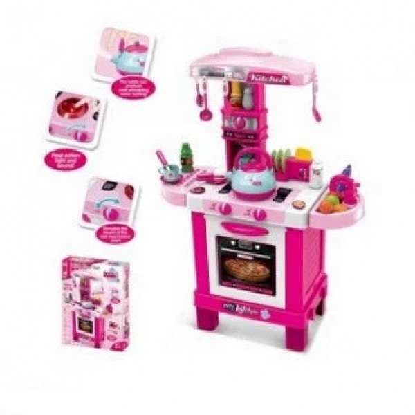 

Игровой набор, кухня детская для девочки KidsChef 008-939, розовый