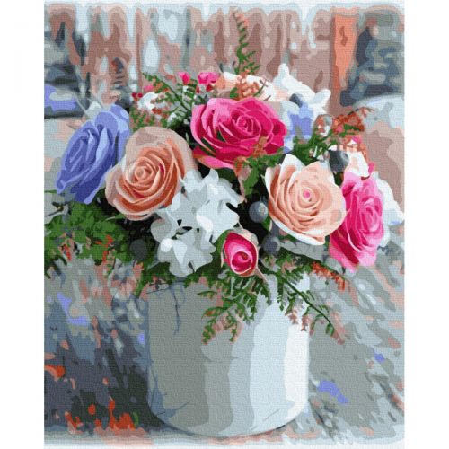 

Картина по номерам Rosa Милый букет (сложность 4) GX33097