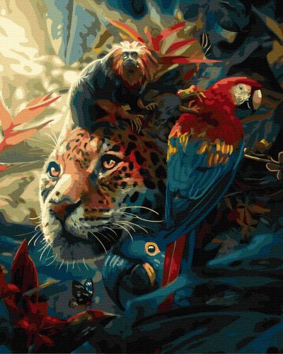 

Картина по номерам Rosa Бенгальский тигр GX39781