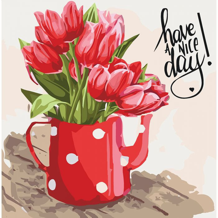 

Картина по номерам Идейка Букеты Хорошего дня 40х40см х KHO2093