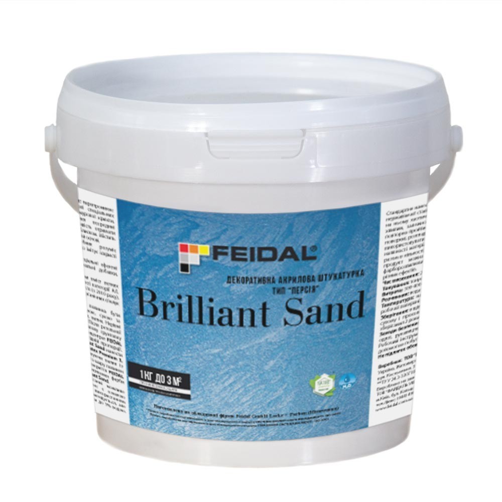 

Декоративная штукатурка 1кг FEIDAL Briliant Sand тип "Персия"