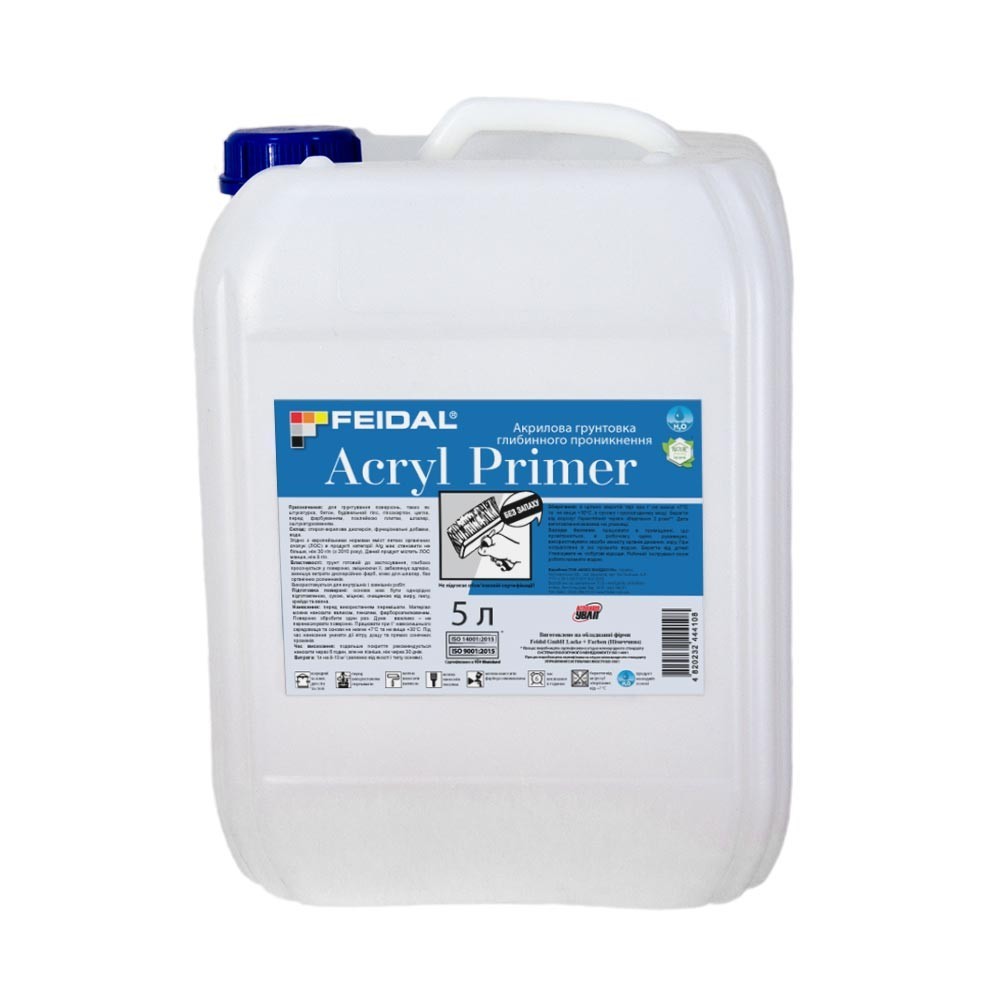 

Акриловая грунтовка 5л FEIDAL Acryl-Primer