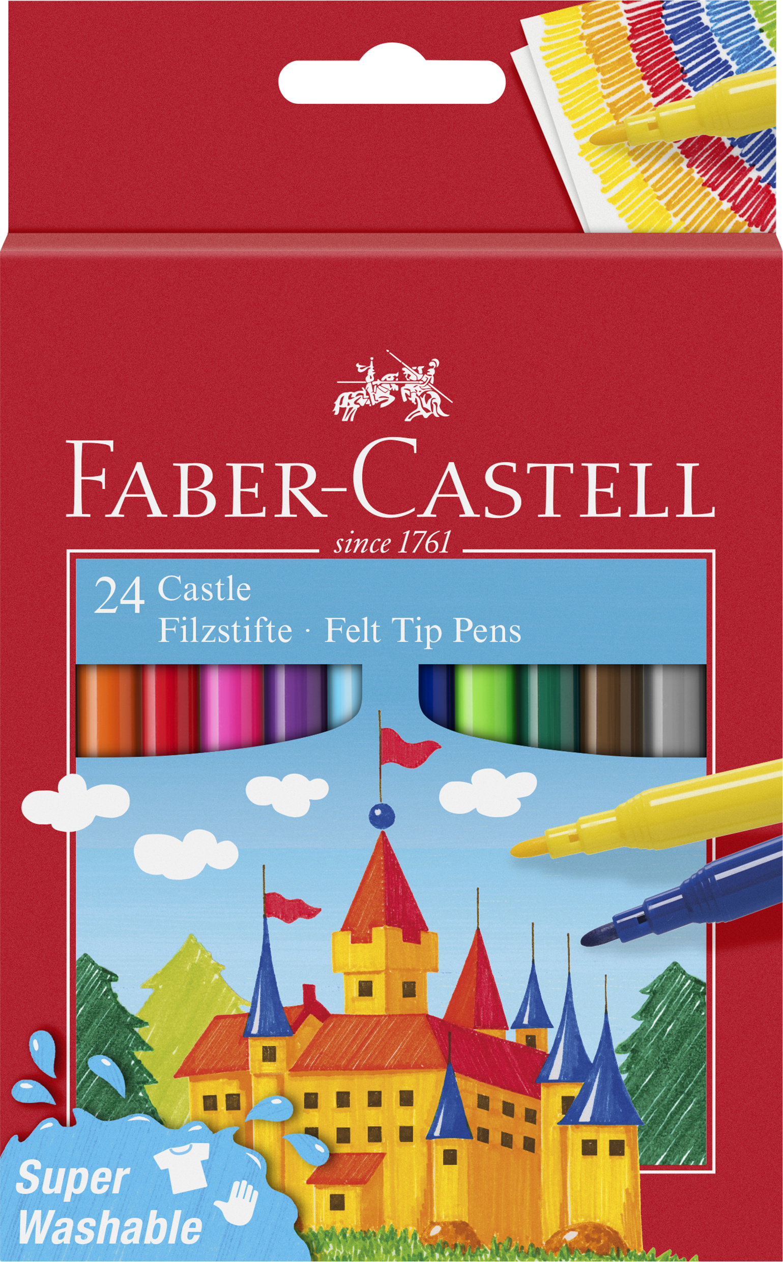 

Набор фломастеров Faber-Castell Fibre-tip 554202 24 цвета (4005405542021)