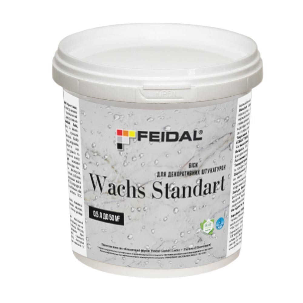 

Воск для декоративной штукатурки 0,5л FEIDAL Wachs Standart