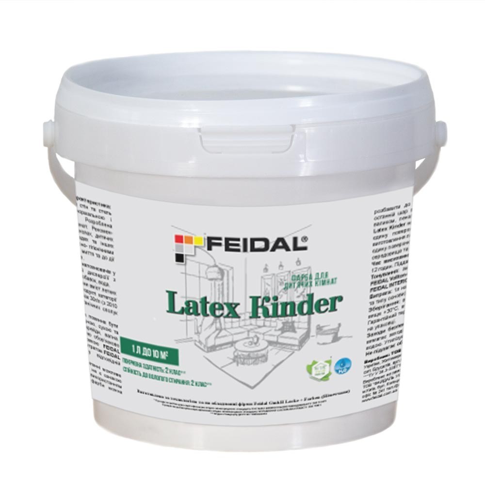 

Краска для детской комнаты 1л Feidal Latex Kinder