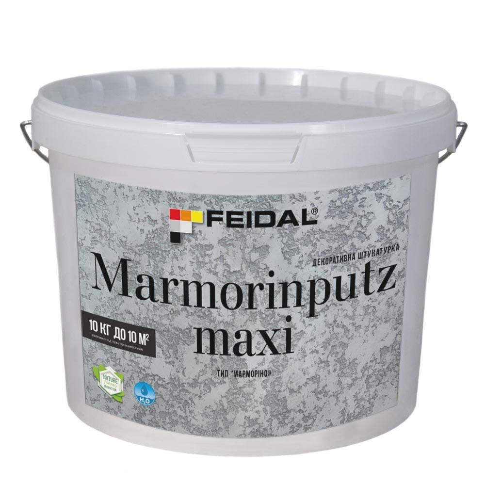 

Декоративная штукатурка 10кг FEIDAL Marmorinputz maxi тип Марморино