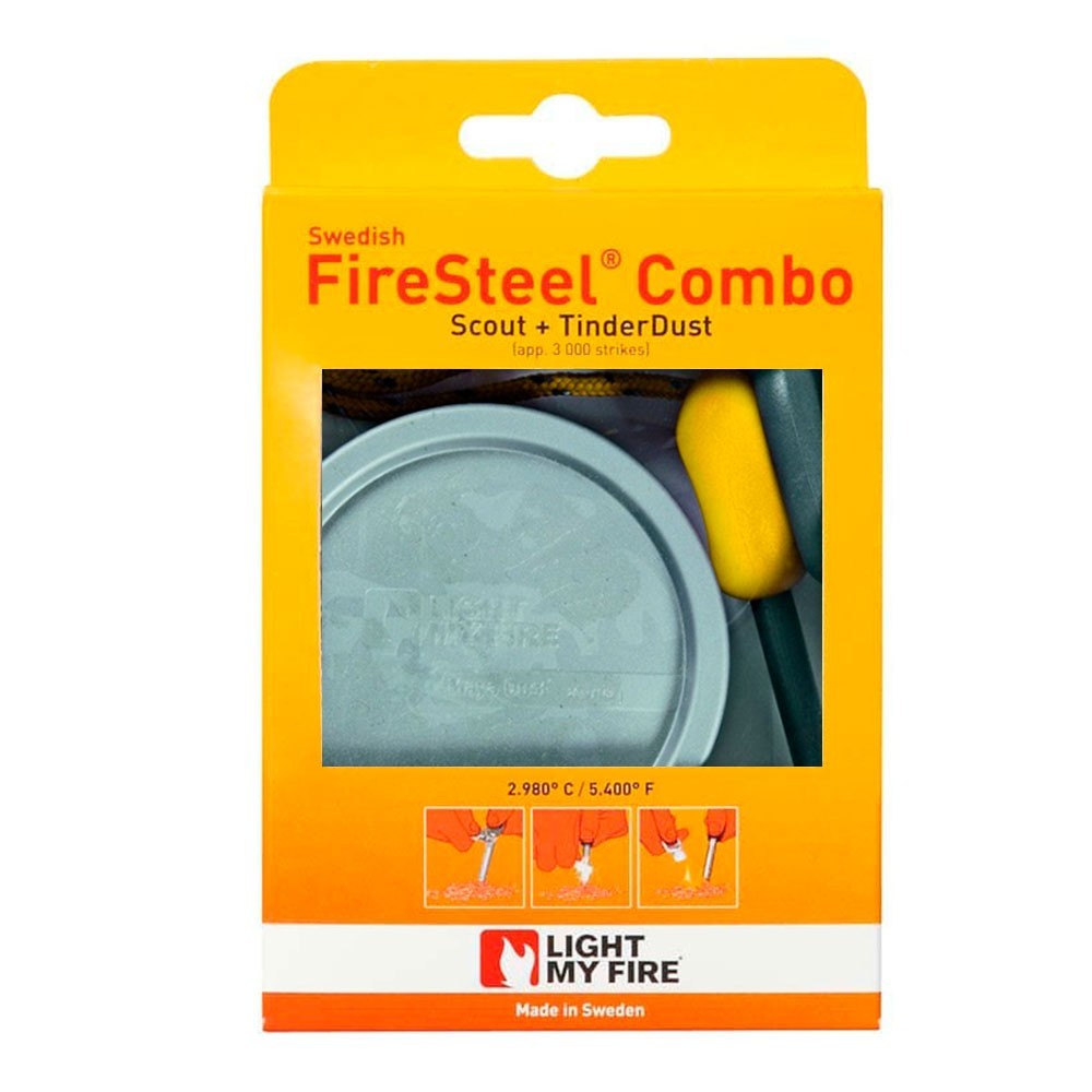 

Огниво Light My Fire FireSteel Combo Scout+MayaDust Yellow