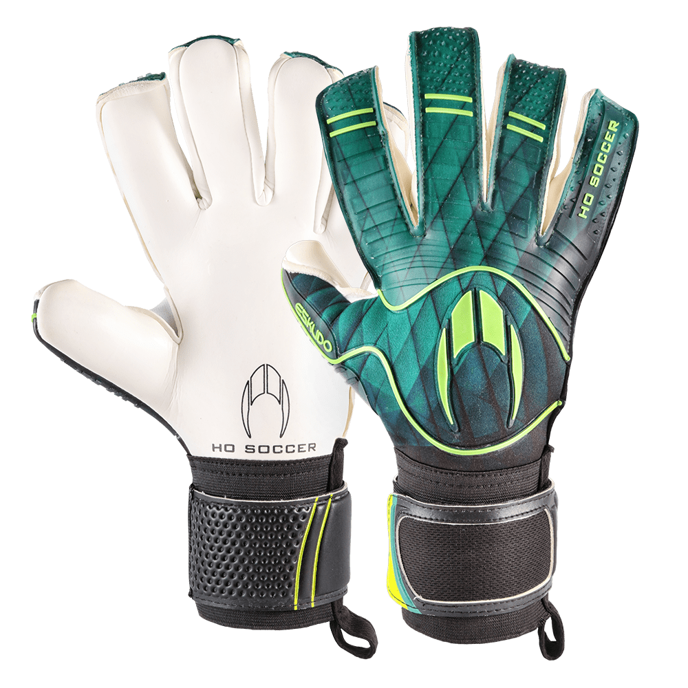 

Вратарские перчатки Ho Soccer ESKUDO HYBRID ROLL NEG GREEN (051.0740)