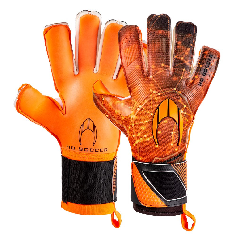 

Вратарские перчатки HO Soccer PREMIER SUPREMO II ROLL/NEGATIVE ORANGE 9