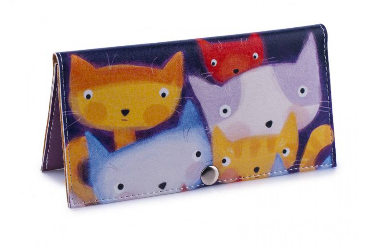 

Женский кошелек SKINS Colorful Cats