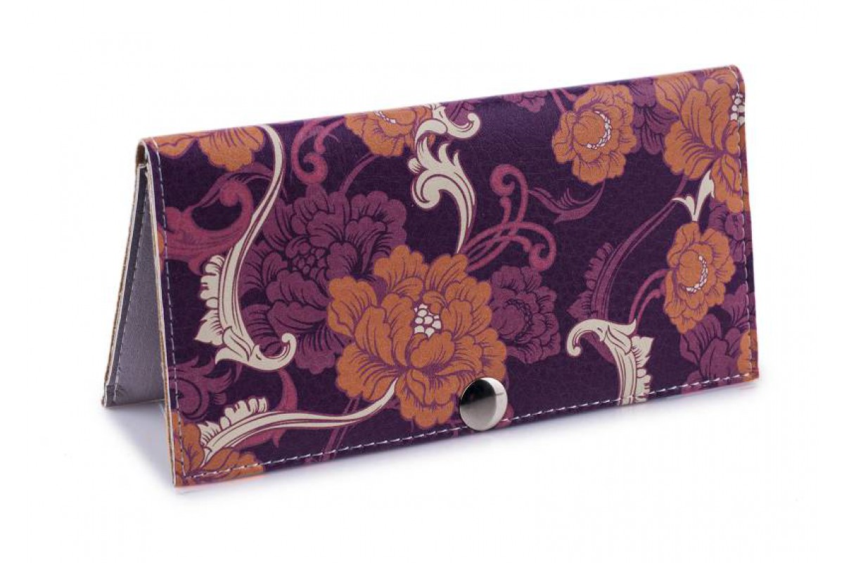 

Женский кошелек SKINS Violet Flowers