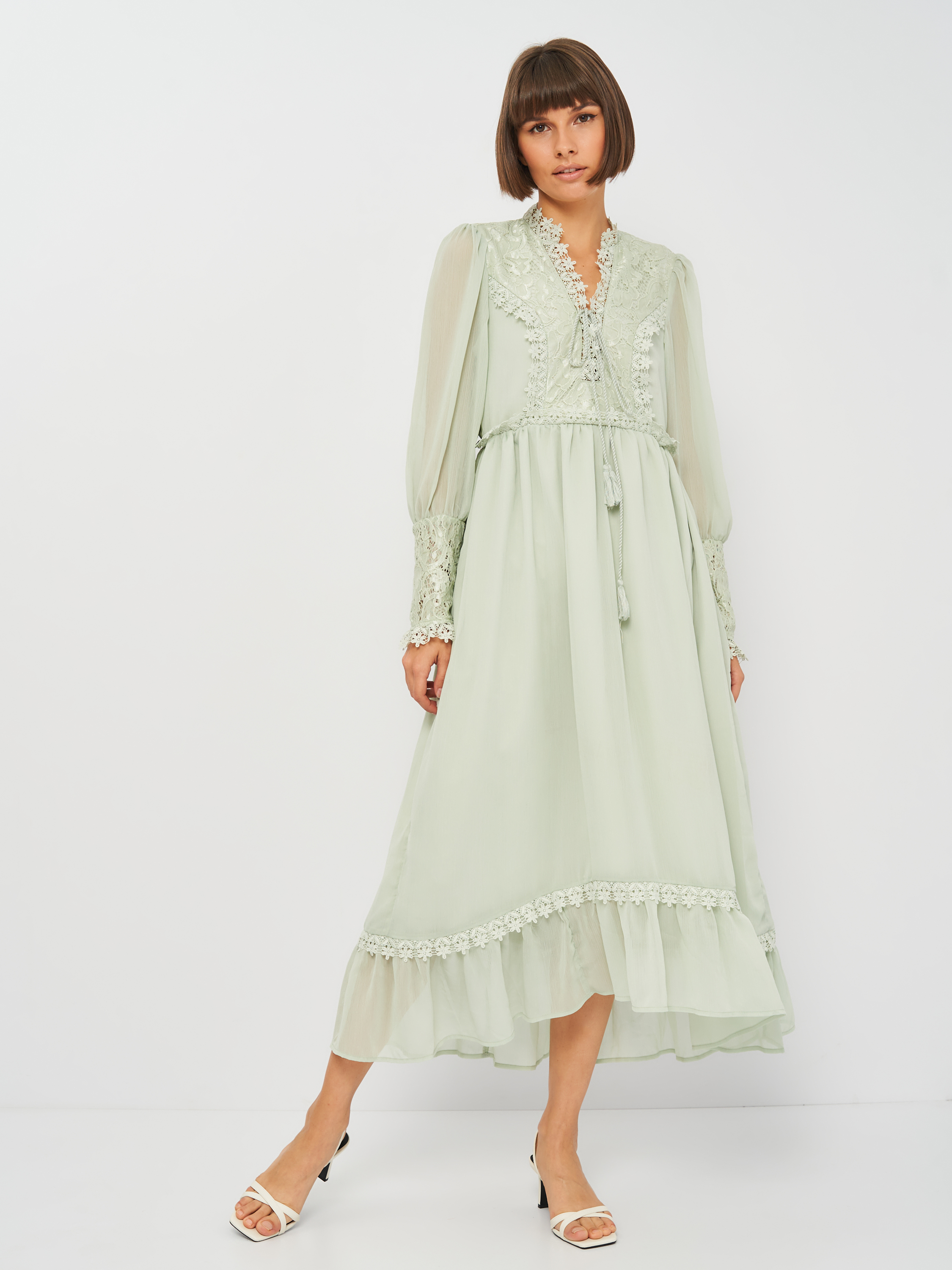 

Платье H&M 5835486RP12  Зеленое, Платье H&M 5835486RP12 38 Зеленое