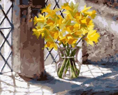 

Картина по номерам Rainbow Art Цветочное утро GX40804