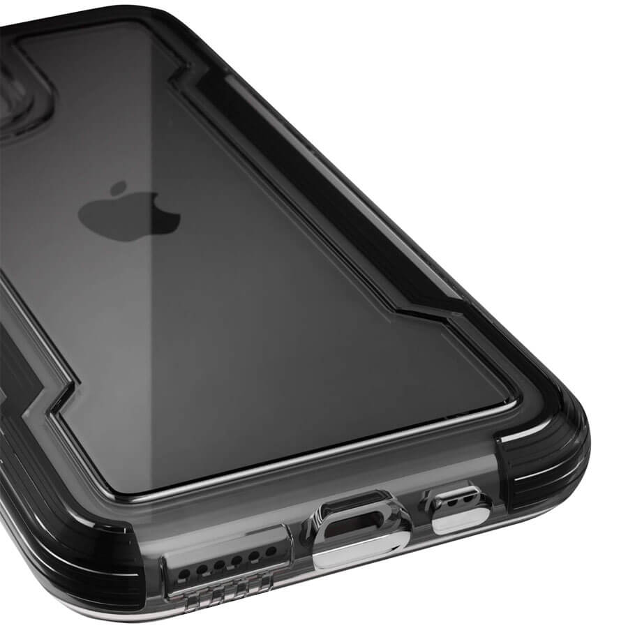 

Чехол Defense Clear Series (TPU+PC) для Apple iPhone 11 Pro Max (6.5") Черный Без бренда