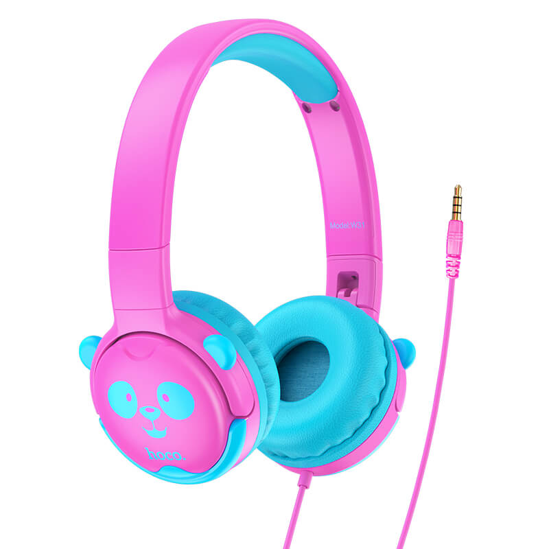

Проводные наушники HOCO Childrens headphones W31 Jack 3.5mm pink