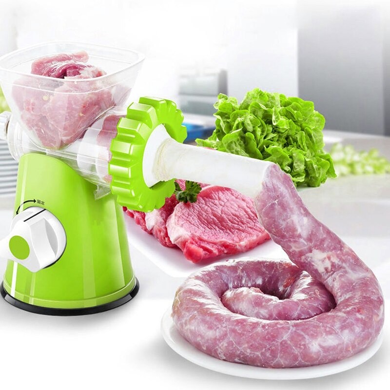 

Мясорубка ручная c насадками для колбасы Multi function mincer
