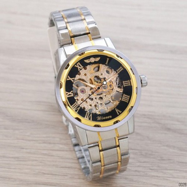 

Часы Winner Automatic Silver-Black-Gold