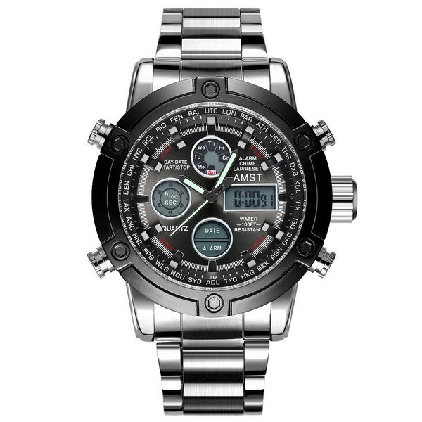 

Часы AMST 3022 Metall Silver-Black