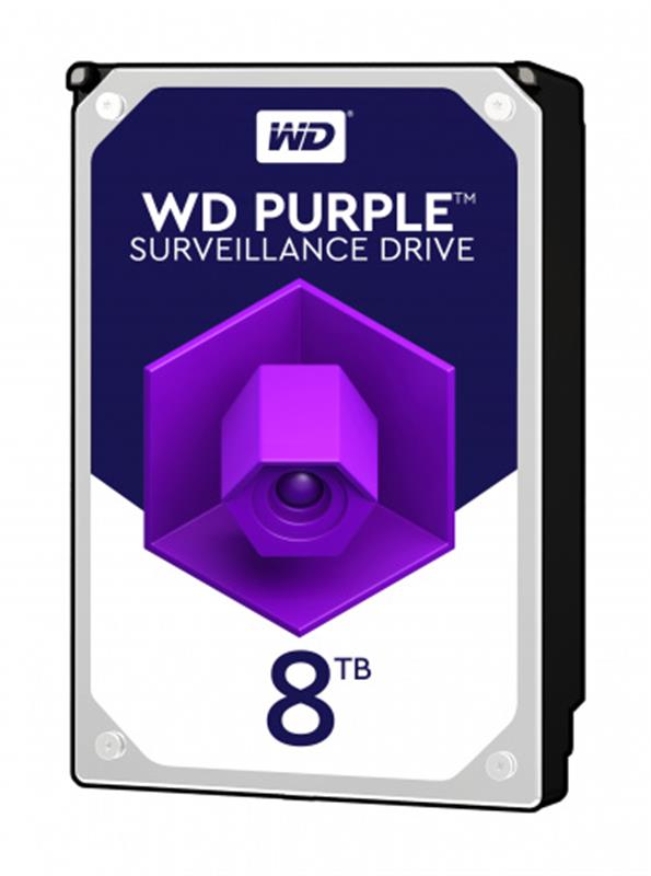 

Накопитель HDD SATA 8.0TB WD Purple 7200rpm 256MB (WD82PURZ)