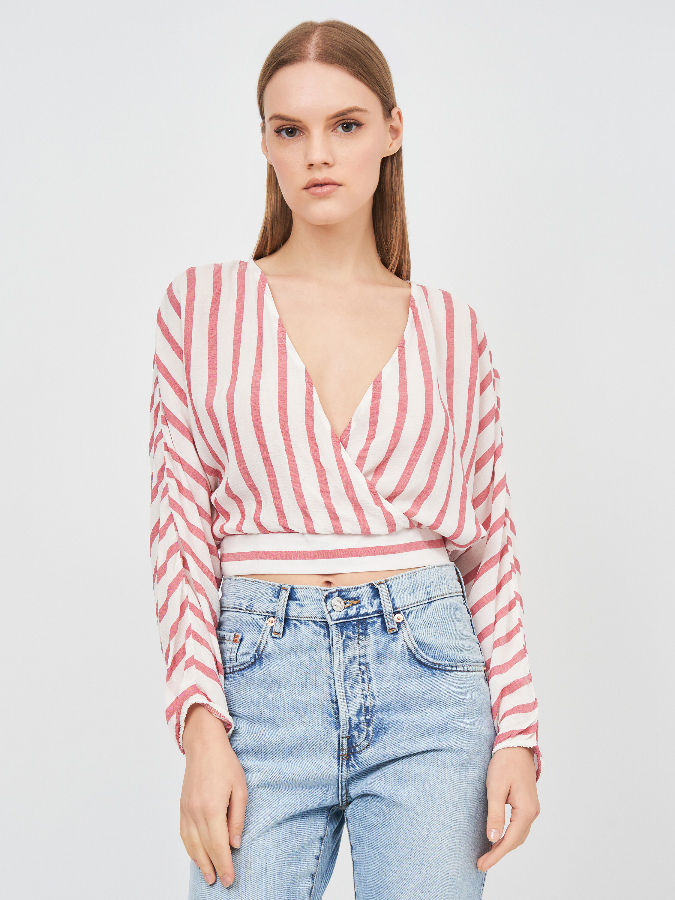 

Блузка Bershka 0940/168/600  Белая, Блузка Bershka 0940/168/600 XS Белая