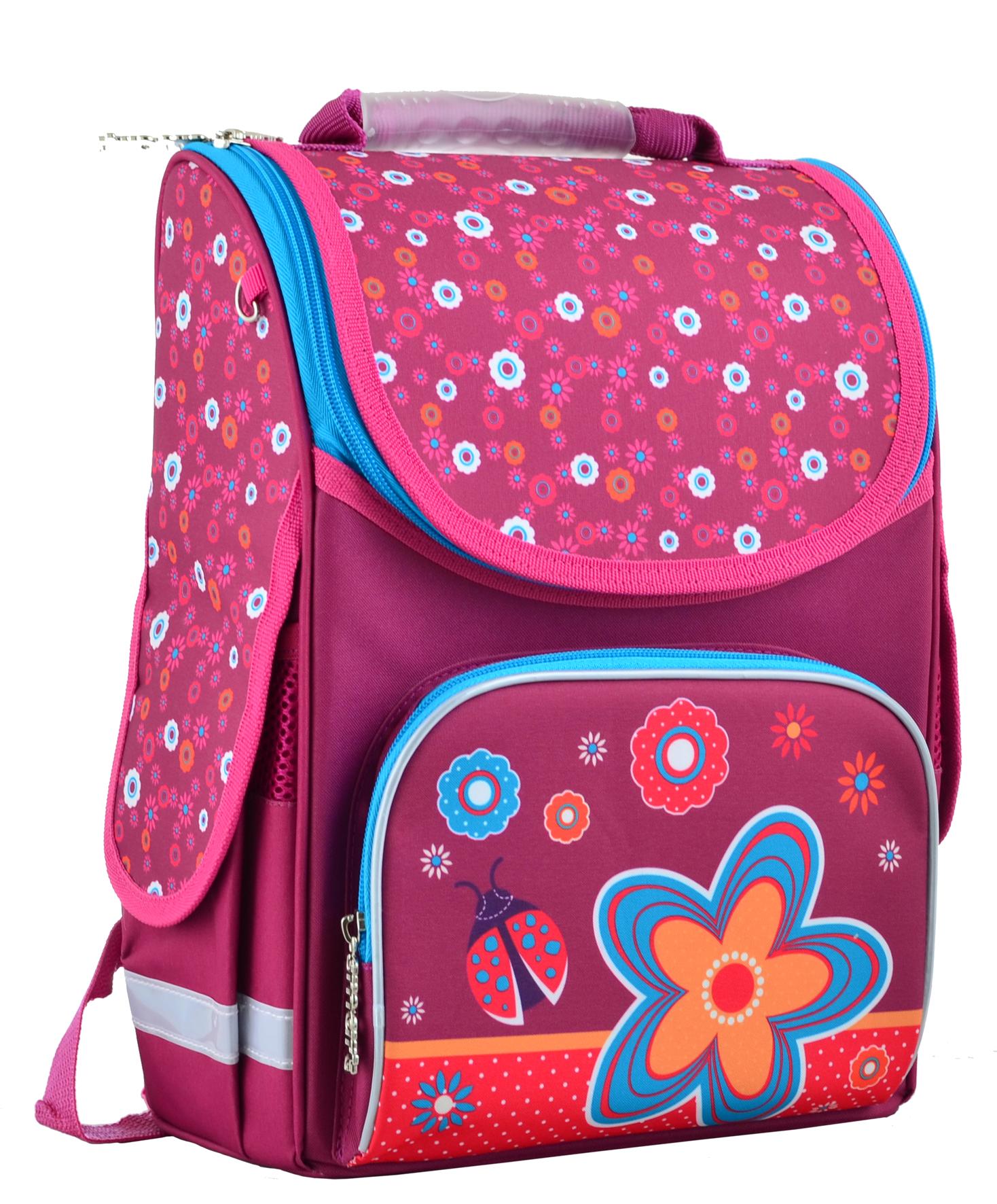 

Рюкзак каркасний "Smart" /554456/ PG-11 Flowers red, 34*26*14 (1/4)