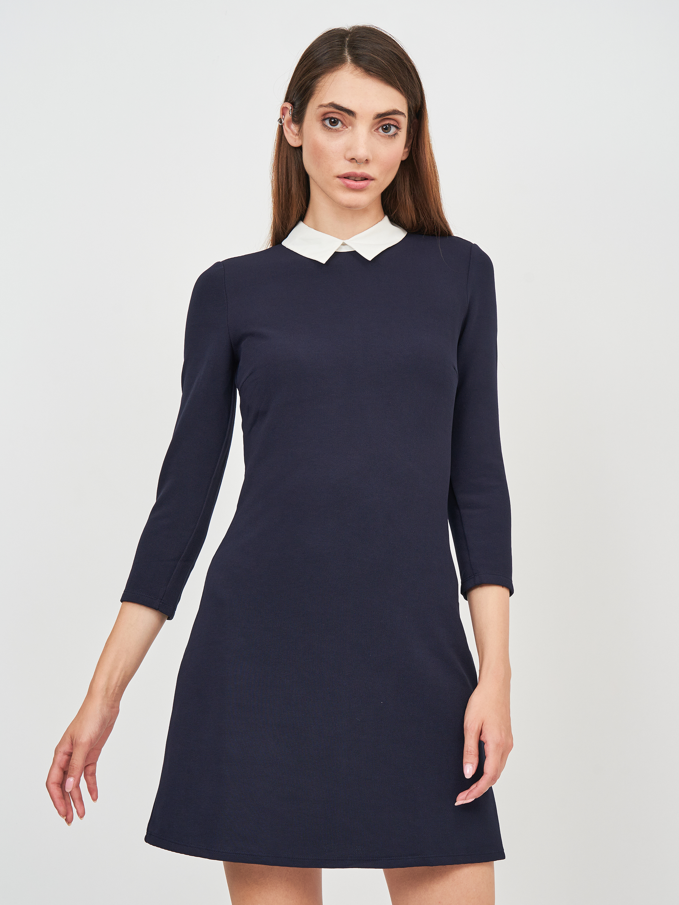 

Платье Bershka 5493/222/401 S Темно-синее