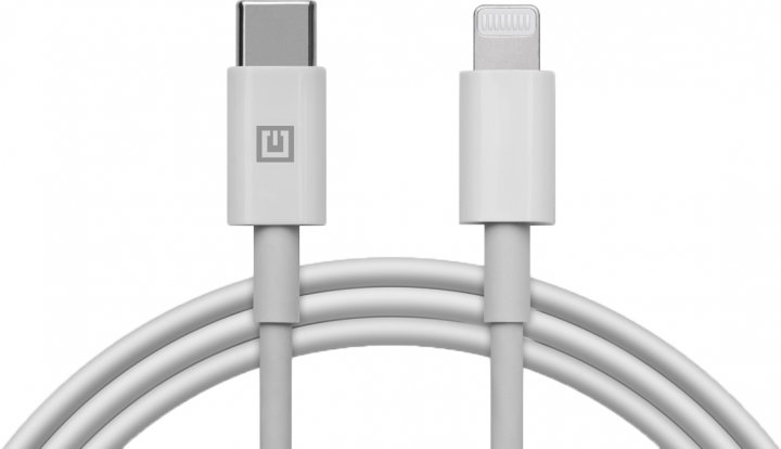 

Кабель REAL-EL USB Type-C-Lightning 2m White