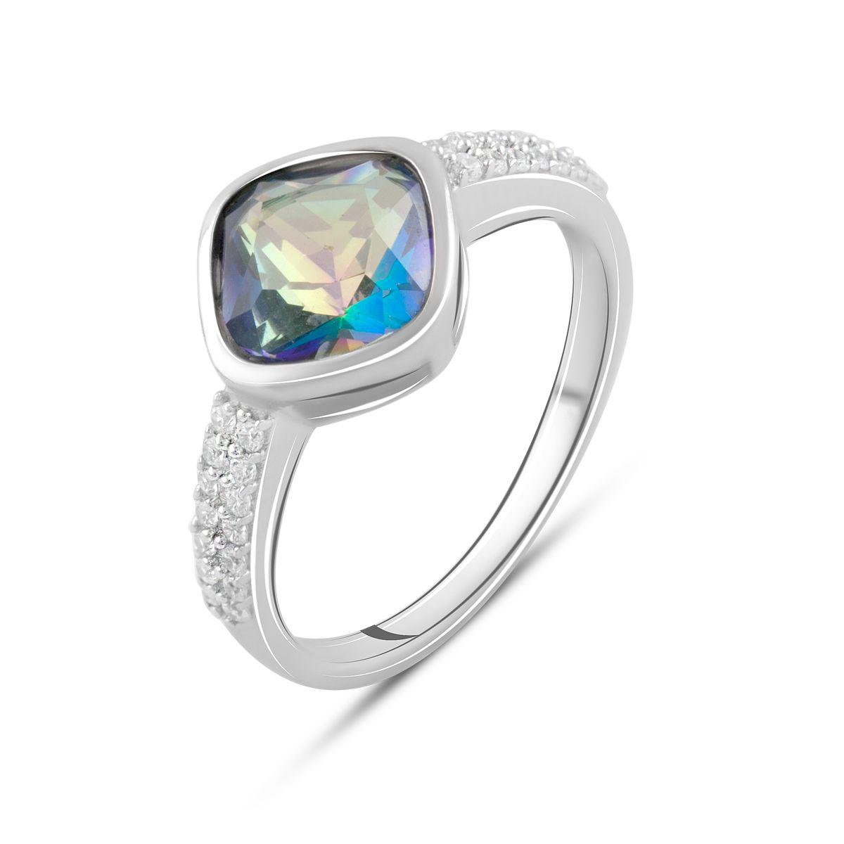 

Серебряное кольцо SilverAlex с натуральным мистик топазом 1.675ct 18.5 размер