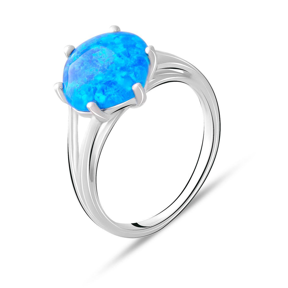 

Серебряное кольцо SilverAlex с опалом 1.812ct 17 размер
