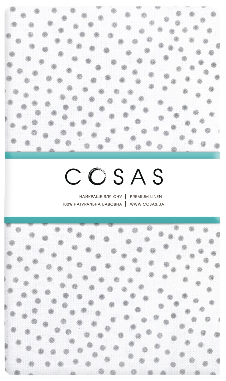

Простынь Cosas Grey Blots 155х240 см
