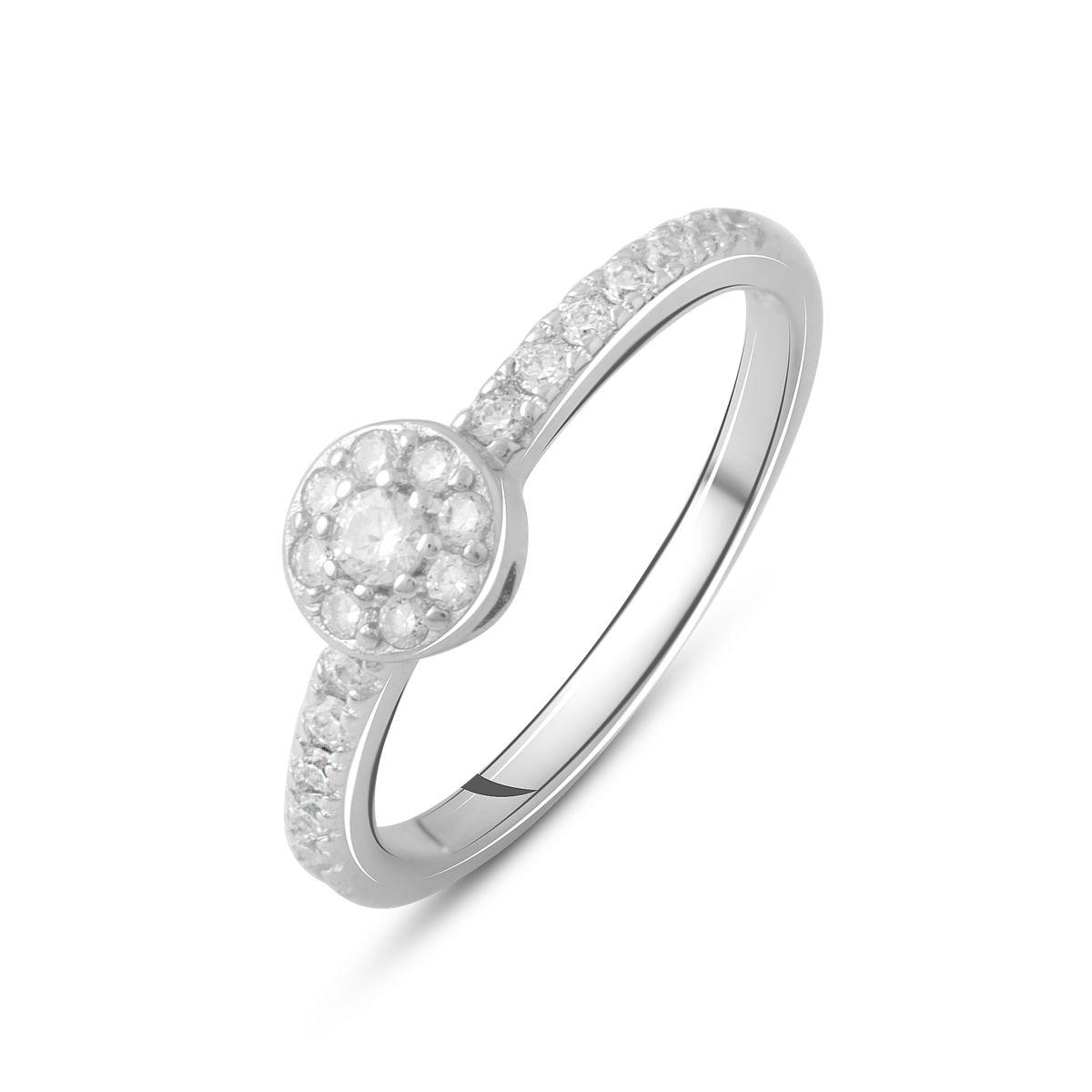 

Серебряное кольцо SilverAlex с фианитами 17 размер (2081784-17)