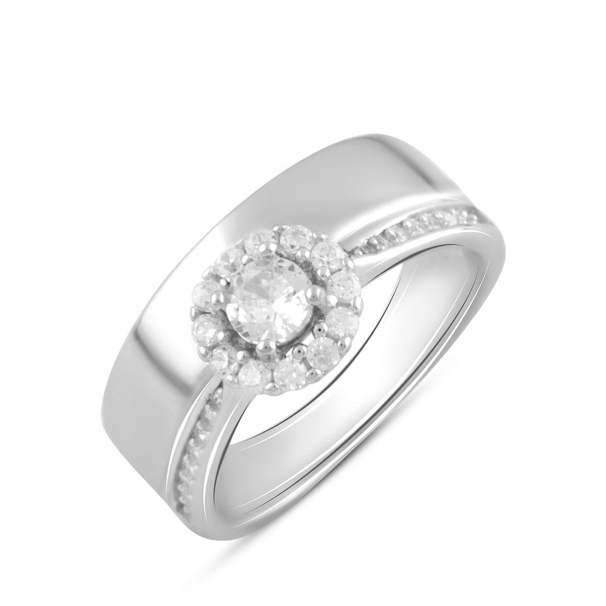 

Серебряное кольцо SilverAlex с фианитами 17.5 размер (2094685-17.5)