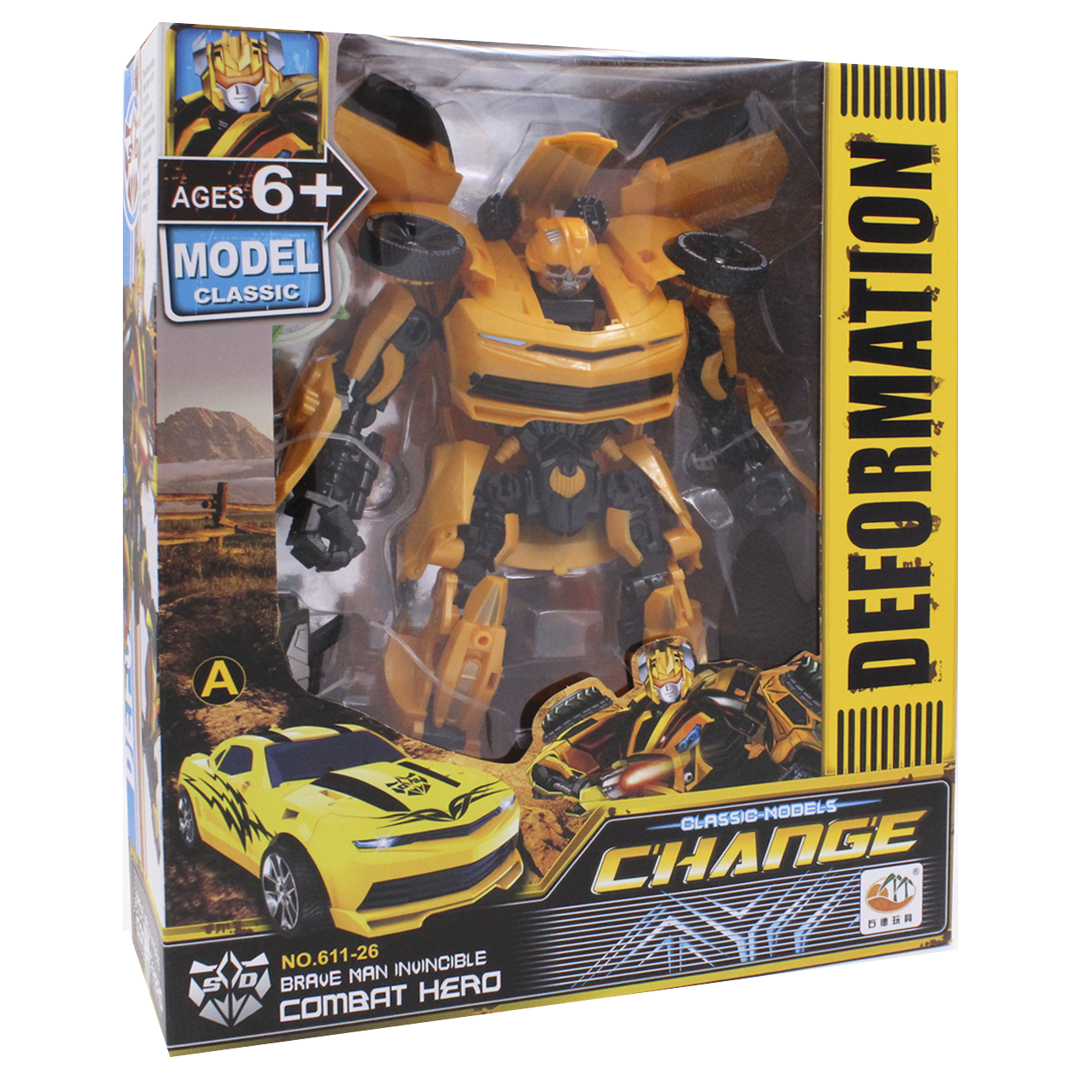 

Робот Трансформер Бамблби Bumblebee Robot Autobot 27 см