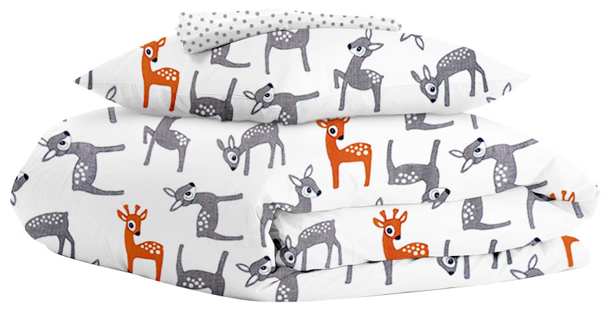 

Комплект постельного белья Cosas Bambi Grey Blots 110х140 см