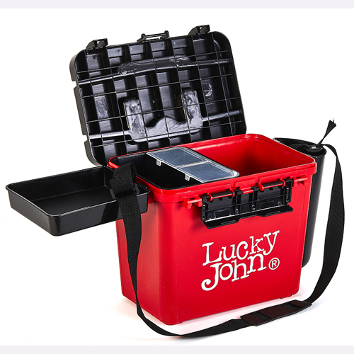 

Ящик рыболовный зимний Lucky John (из 6-ти частей) 38x26x31.5cm LJ2050