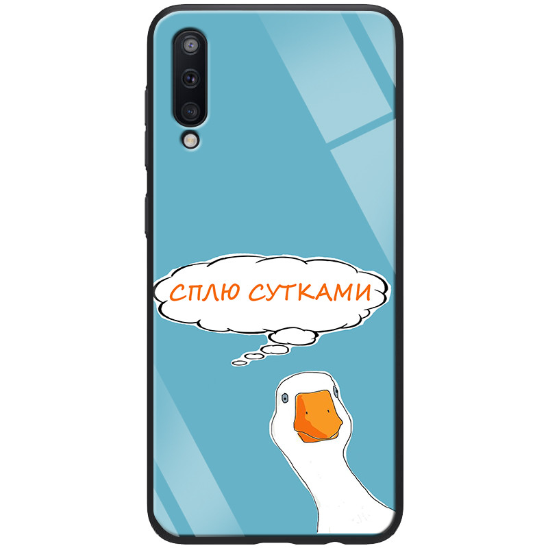 

TPU+Glass чехол Epik ForFun для Samsung Galaxy A70 Сплю сутками