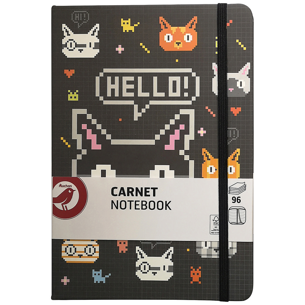 

Блокнот Auchan CATS AND DOGS А5, 96 листов, линия, в ассортименте