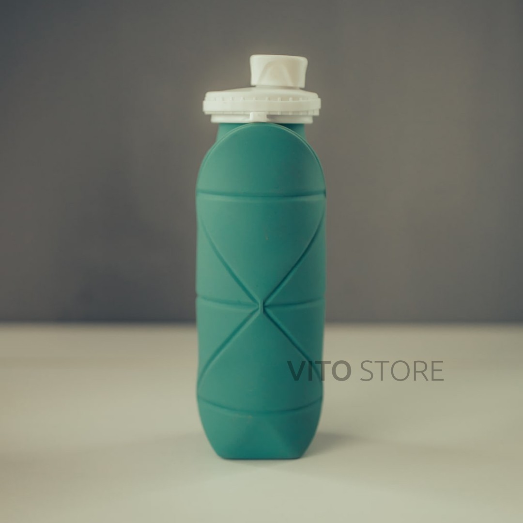 

Пляшка для води Flexy Eco Bottle™ 600 мл Тёмно зелёный