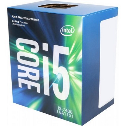 

Процесор CPU Core i5-7400 QUAD-CORE 3,00Ghz-3,50GHz(Turbo)/6Mb/14nm/65W Kaby Lake-S (BX80677I57400) s1151 BOX