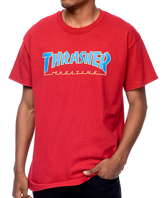 

Футболка красная LOYS Thrasher Magazine, Футболка красная LOYS Thrasher Magazine S