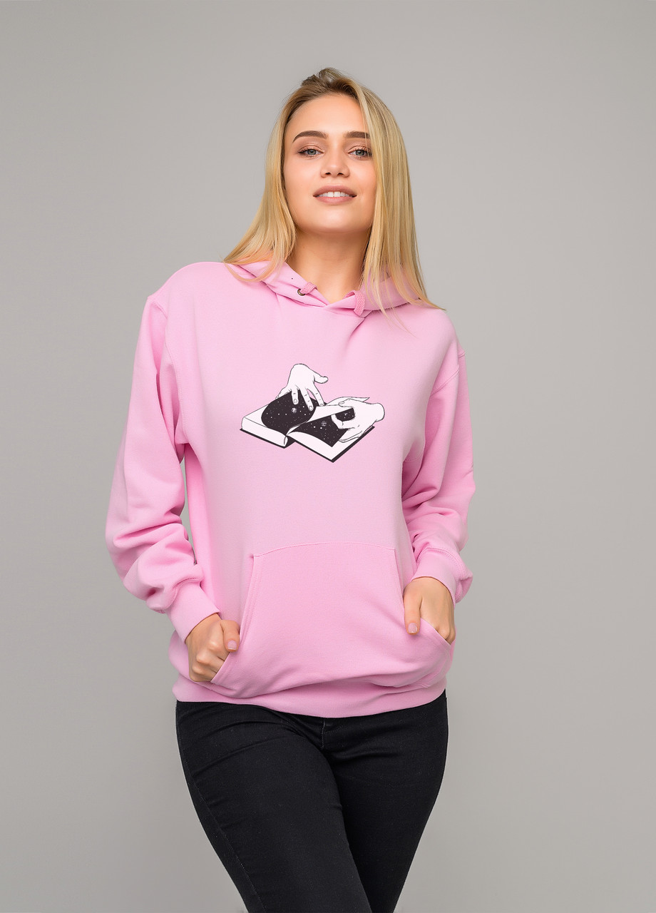 

Толстовка розовая LOYS cosmo book, Толстовка розовая LOYS cosmo book S