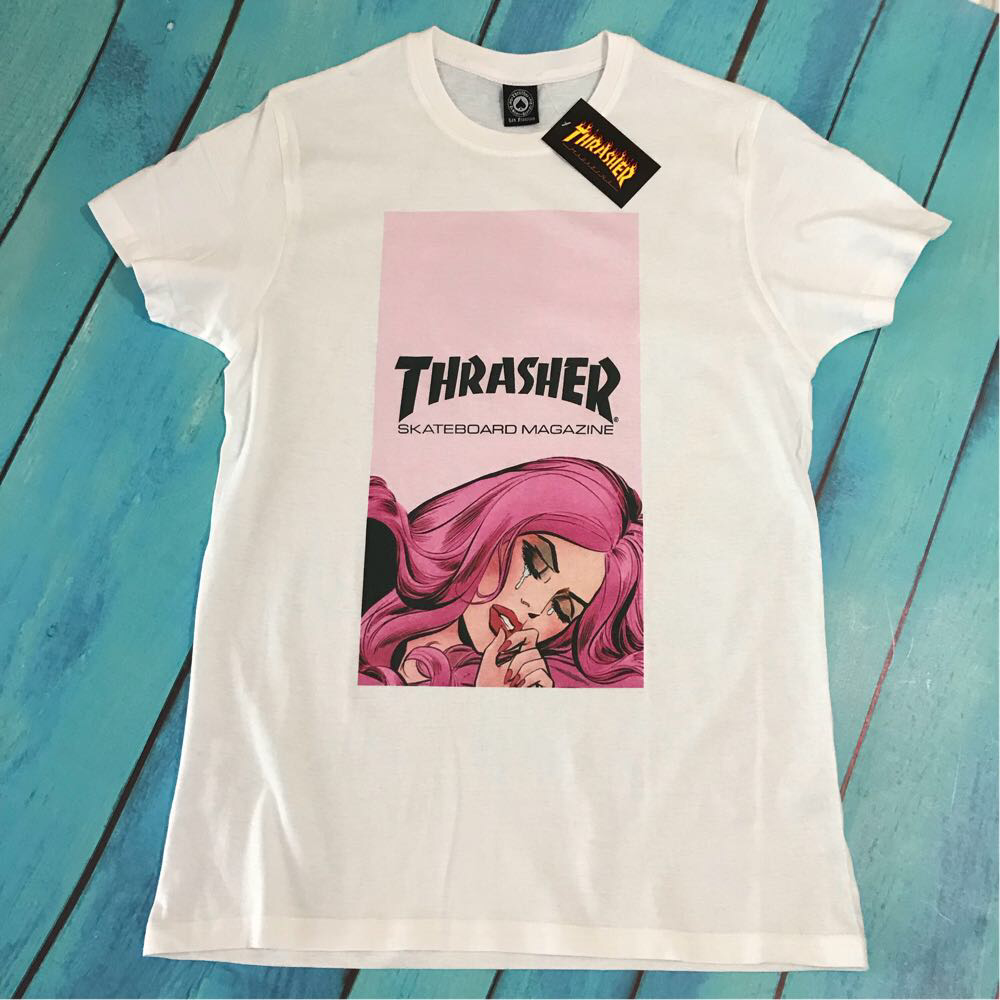 

Футболка белая LOYS Thrasher Cry girl, Футболка белая LOYS Thrasher Cry girl S